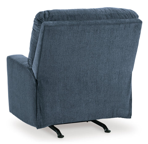 Ashley Rannis Rocker Recliner in Navy 5360425C | Mai Furniture