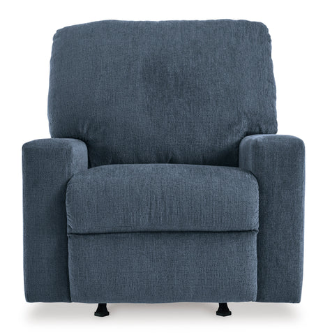 Ashley Rannis Rocker Recliner in Navy 5360425C | Mai Furniture