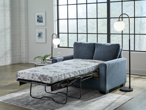 Ashley Rannis Twin Sofa Sleeper in Navy 5360437C | Mai Furniture