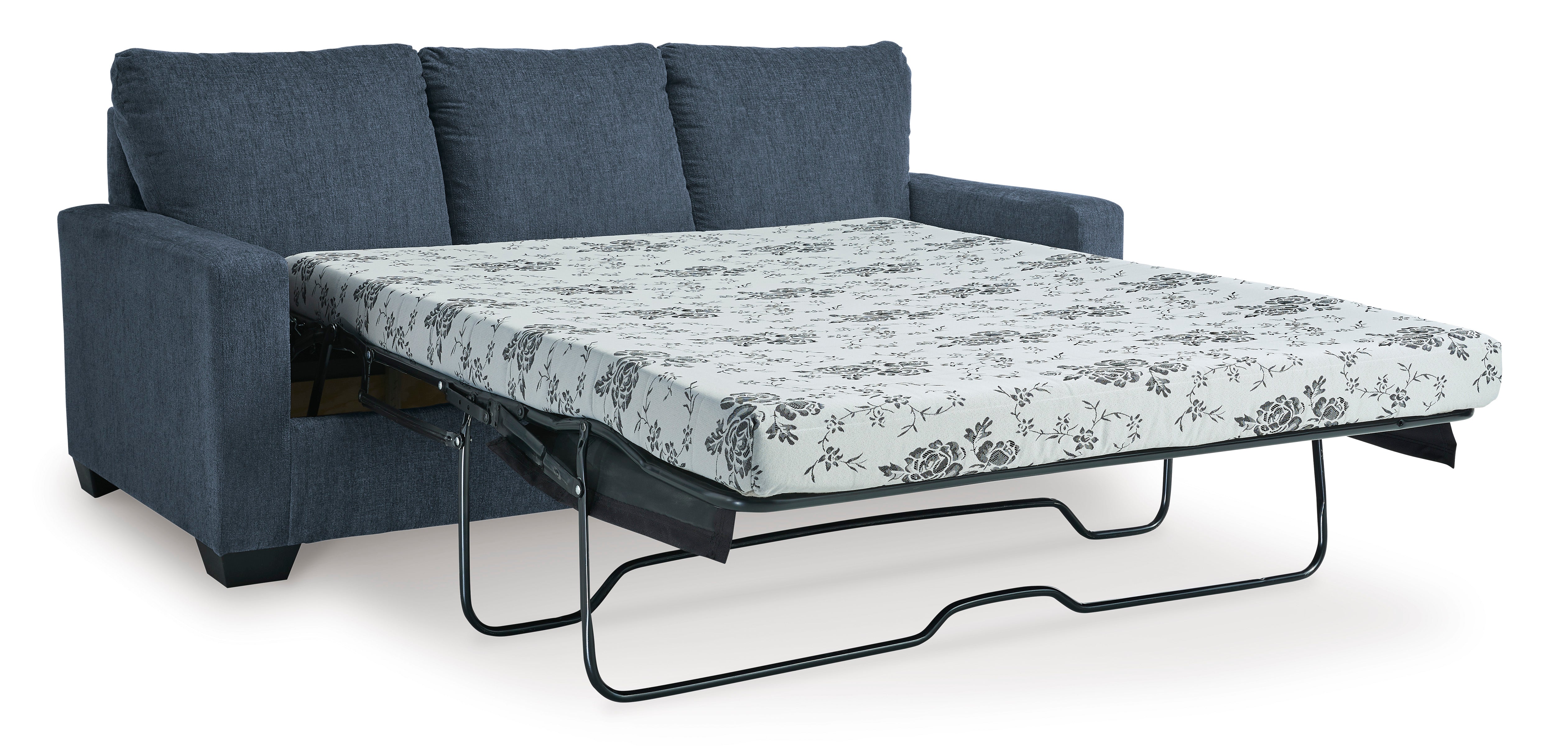 Ashley Rannis Queen Sofa Sleeper in Navy 5360439C | Mai Furniture