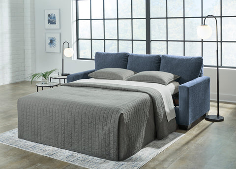 Ashley Rannis Queen Sofa Sleeper in Navy 5360439C | Mai Furniture