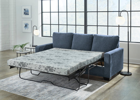 Ashley Rannis Queen Sofa Sleeper in Navy 5360439C | Mai Furniture