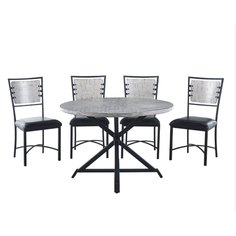 Fideo Round Dining Set 5606GY