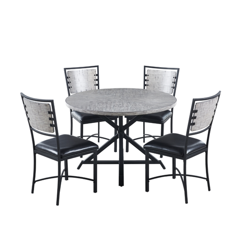 Fideo Round Dining Set 5606GY