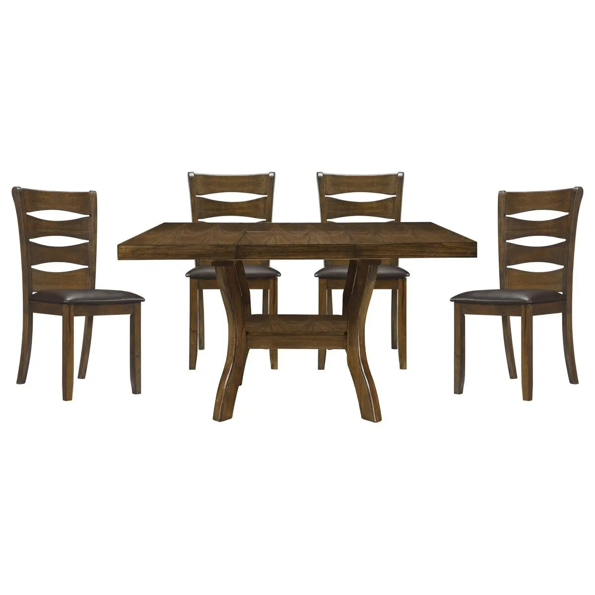 Darla 5 pc Brown Dining Set 5712 - Mazin