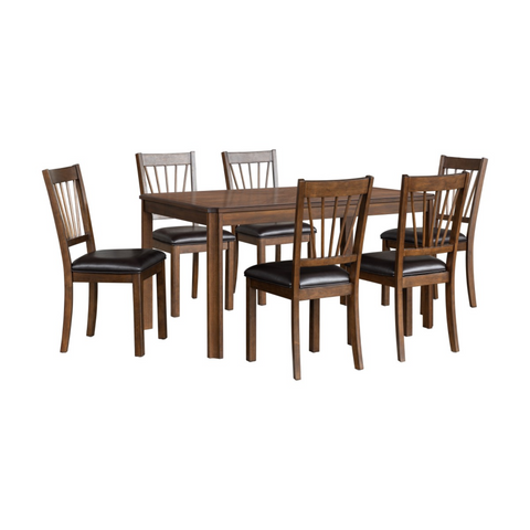 Aubin Dining Set in Espresso.