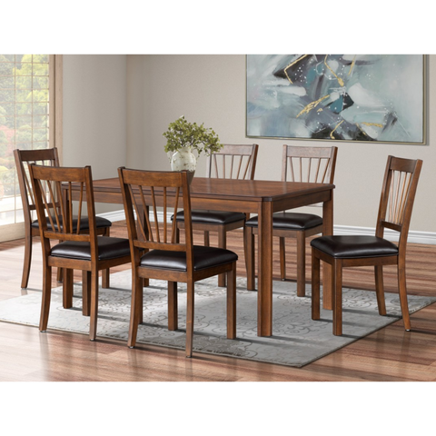 Aubin Dining Set in Espresso.