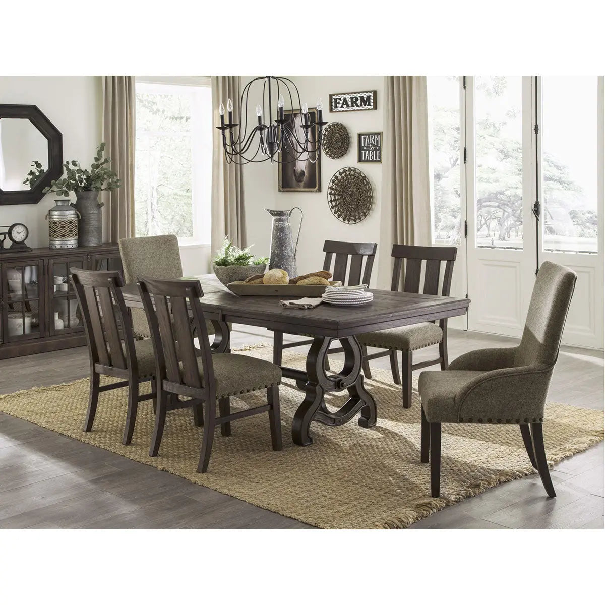 Gloversville 7 pc Dining Set 5799 - Mazin