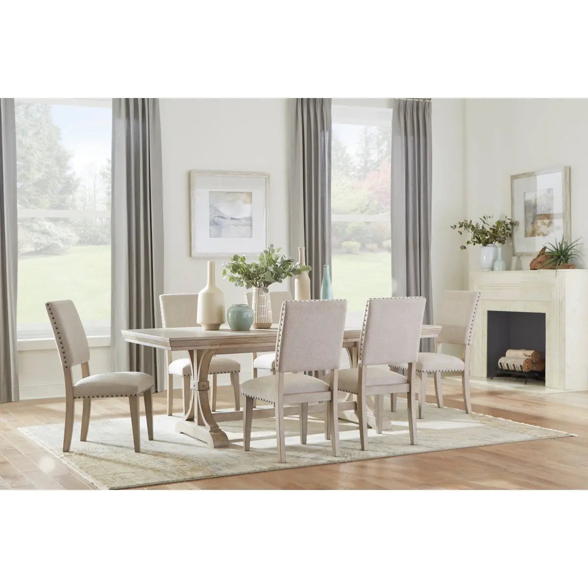 Fallon 7 pc Dining Set 5814 - Mazin