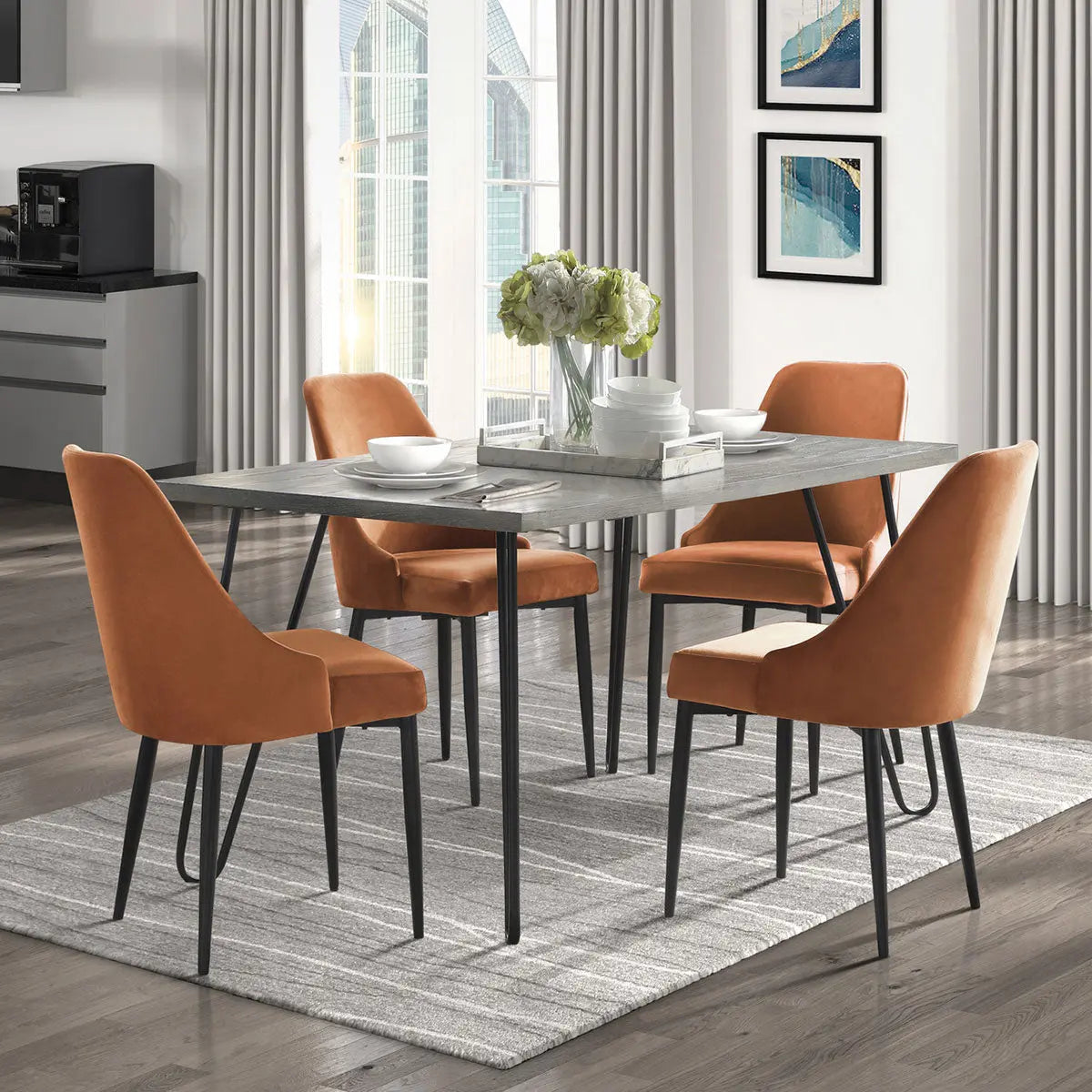 Keene 5 pc Dining Set 5817 - Mazin