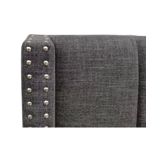 Clara Upholstered Platform Bed 5831DG Mazin