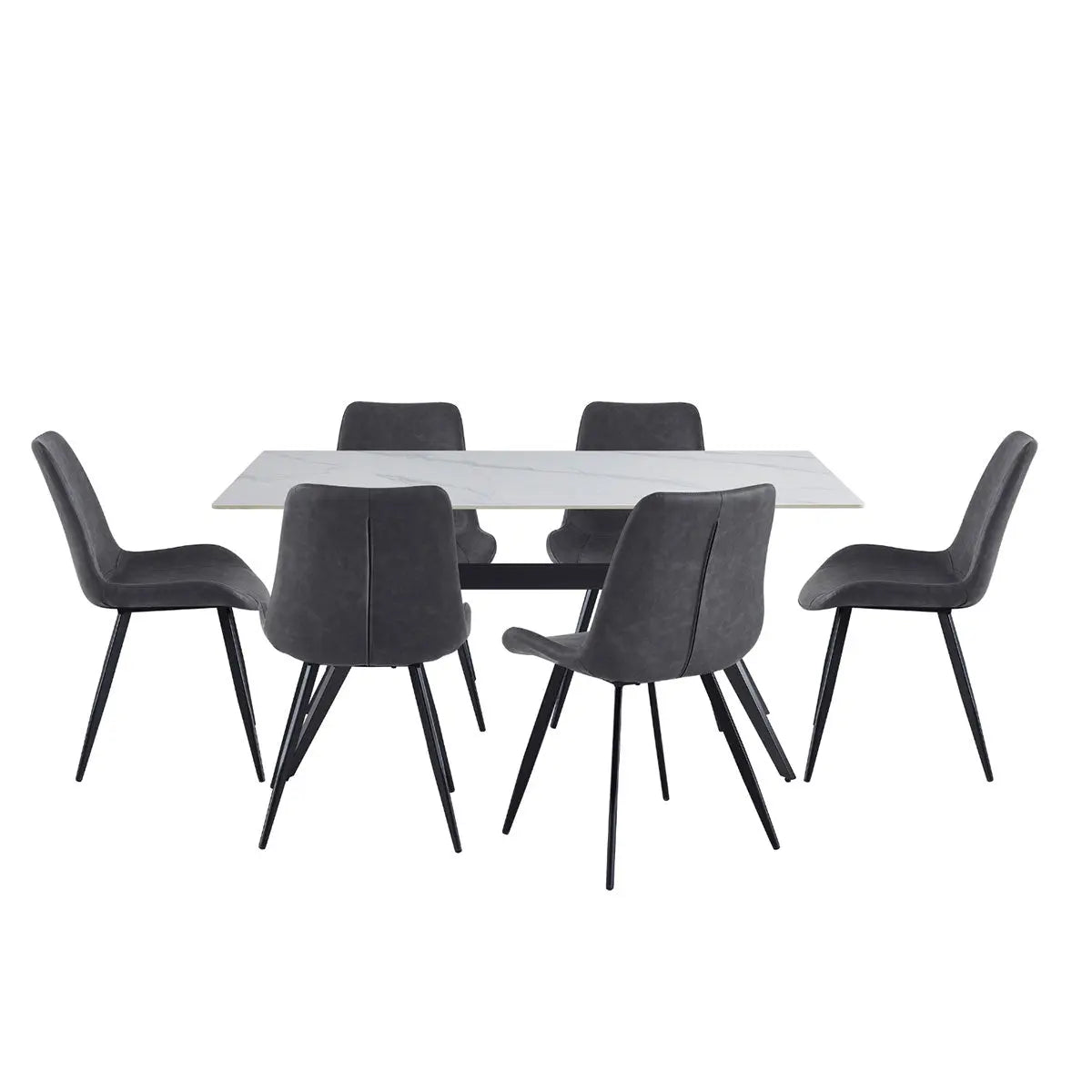 Dumas 7 pc Dining Set 5916 - Mazin