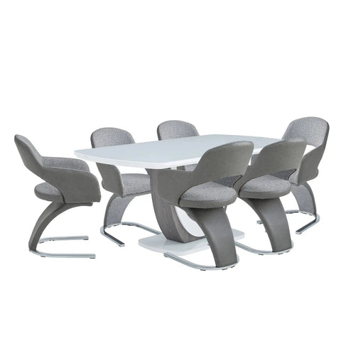 London 7 pc Dining Set 5922 - Mazin
