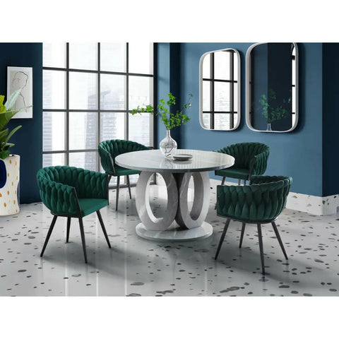 Skye Dining Set 5934 in Green
