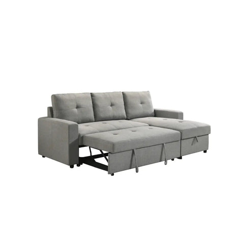 Faber 2Pc Pullout Sectional 99996GRY Mazin