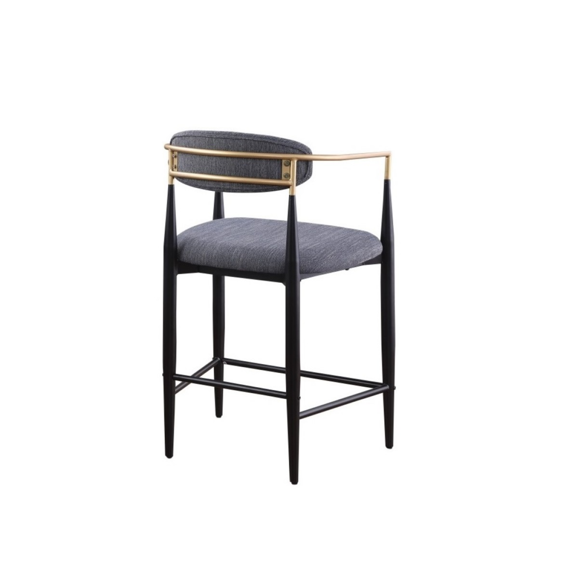 61327-Counter Bar Stool Set of 2 in Grey