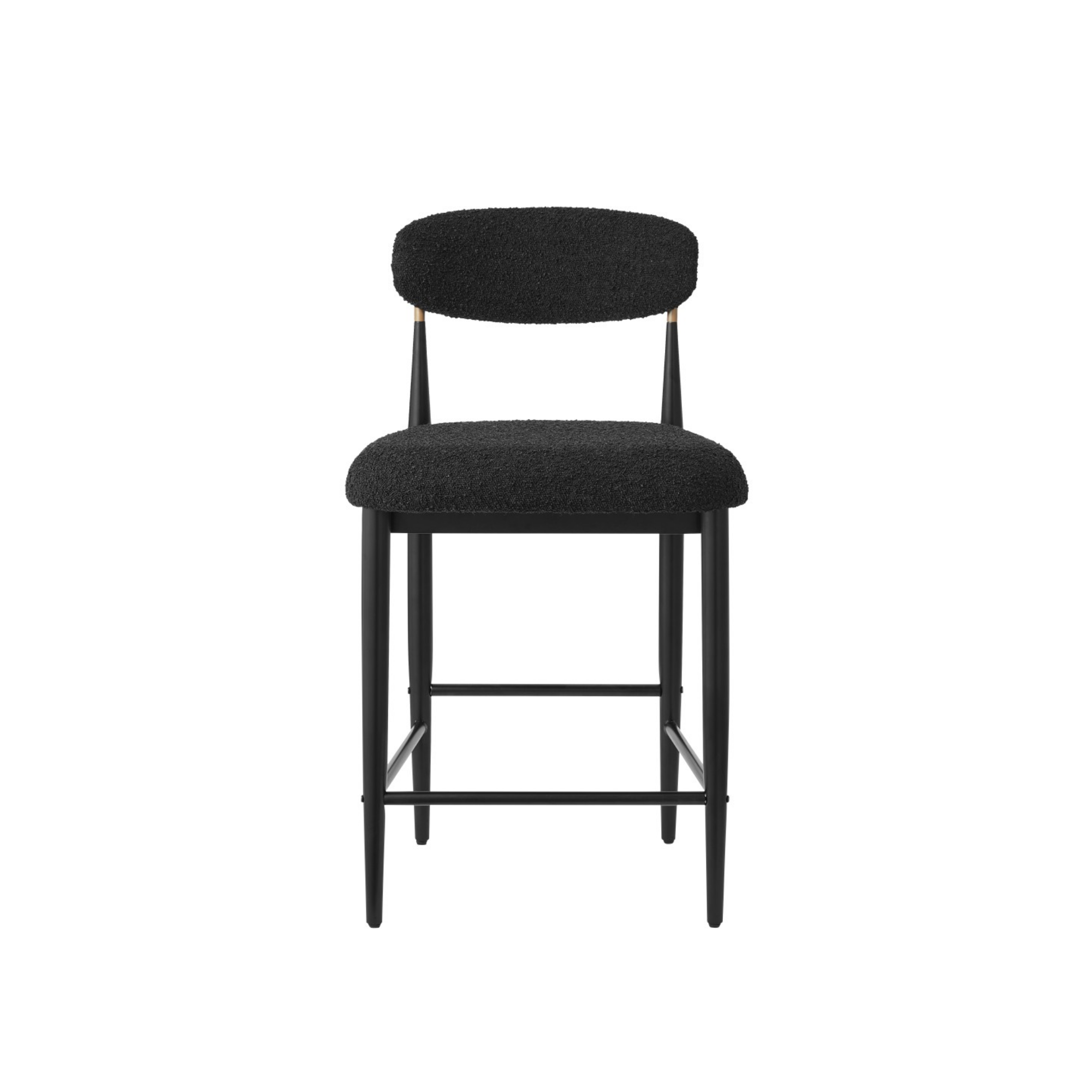61331-Counter Bar Stool , Set of 2 in Black
