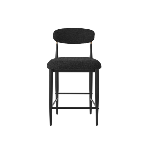 61331-Counter Bar Stool , Set of 2 in Black