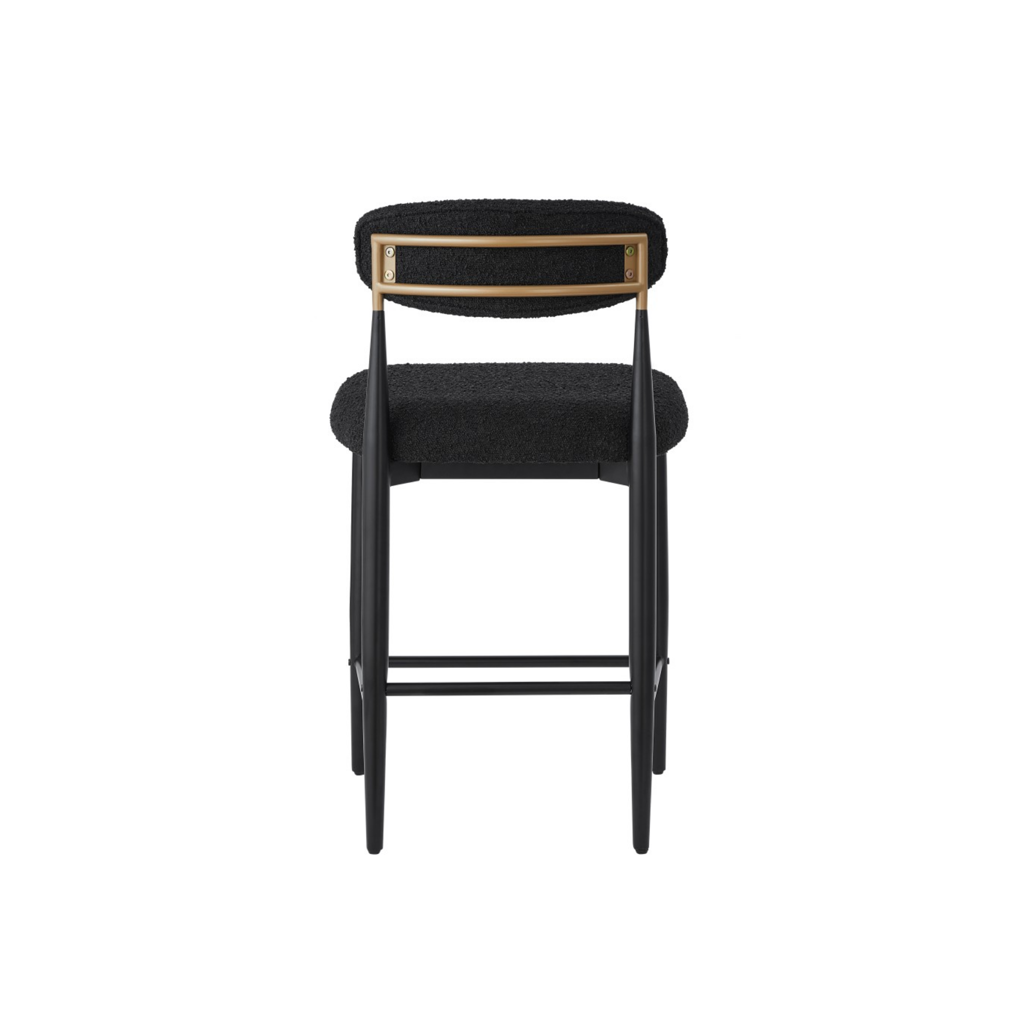 61331-Counter Bar Stool , Set of 2 in Black