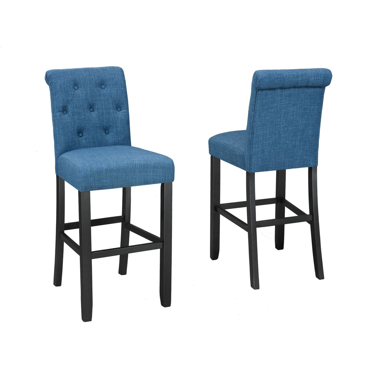 Bar Stool, Set of 2- Blue 638-29