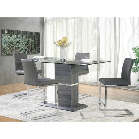 Shirelle 5 pc Counter Height Dining Set 6826 - Mazin