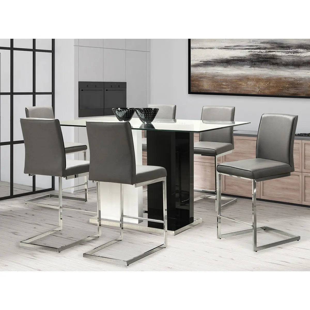 Libra 7 pc Counter Height Dining Set 6848 - Mazin