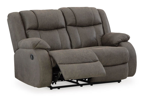 First Base Sofa and Loveseat Reclining Set