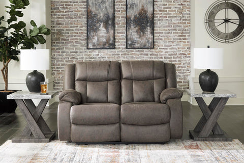 First Base Sofa and Loveseat Reclining Set