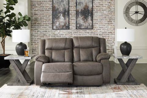 First Base Sofa and Loveseat Reclining Set