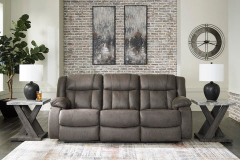 First Base Sofa and Loveseat Reclining Set