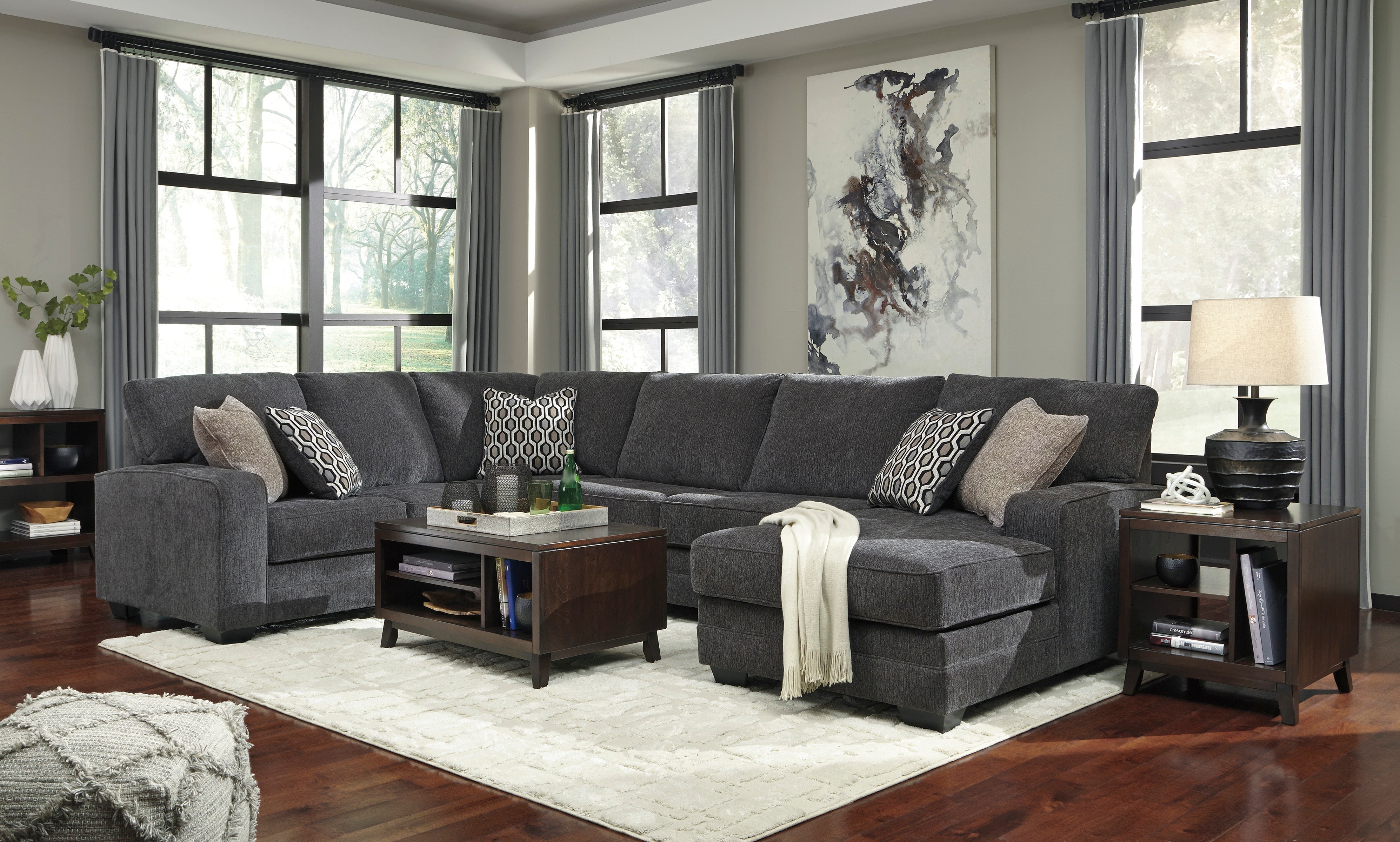 Ashley Tracling LFH 3-Piece Sectional with Chaise 72600S1 | Mai Furniture
