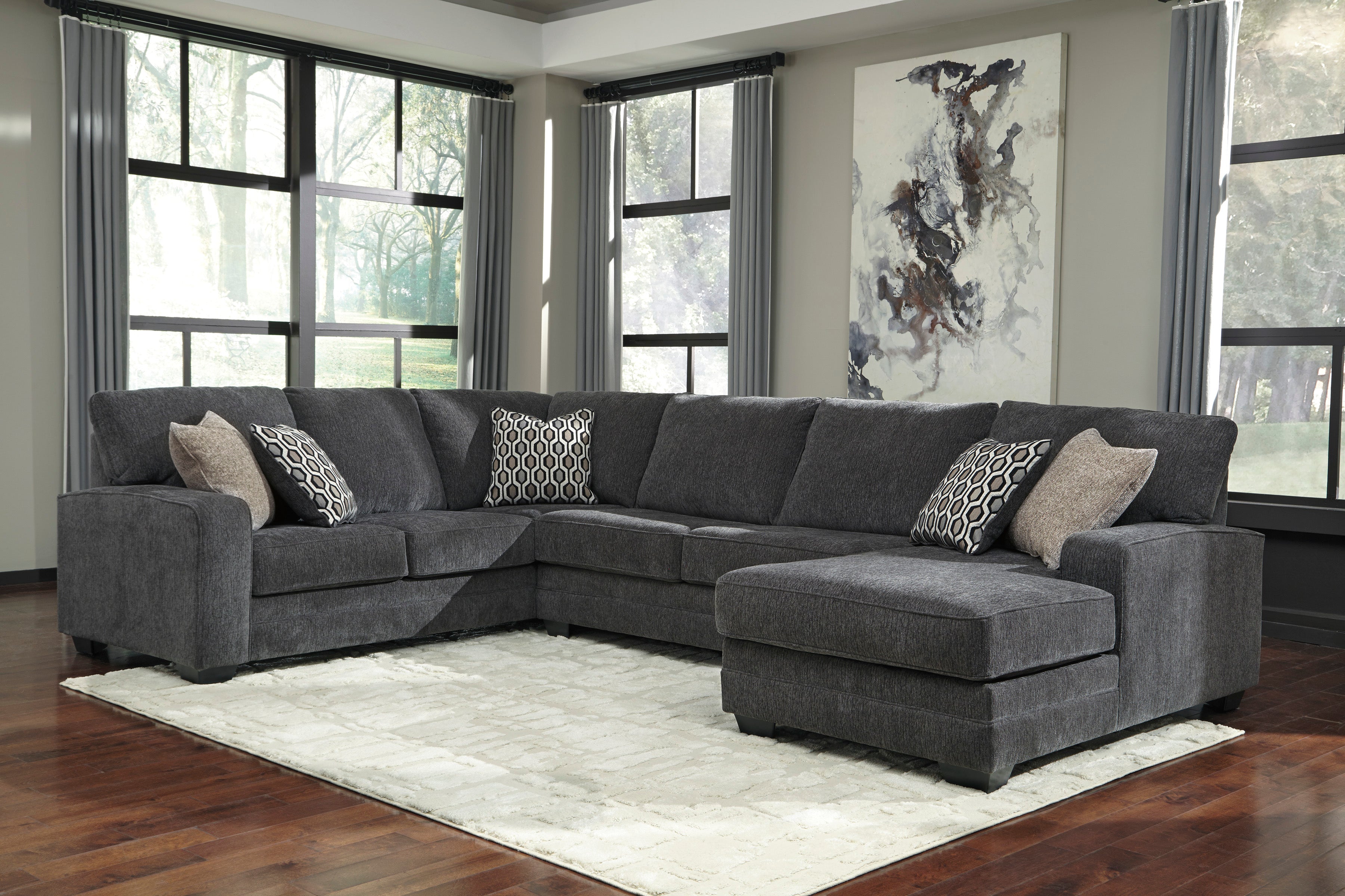 Ashley Tracling LFH 3-Piece Sectional with Chaise 72600S1 | Mai Furniture