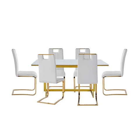 Althea 7 pc Dining Set 7451 - Mazin