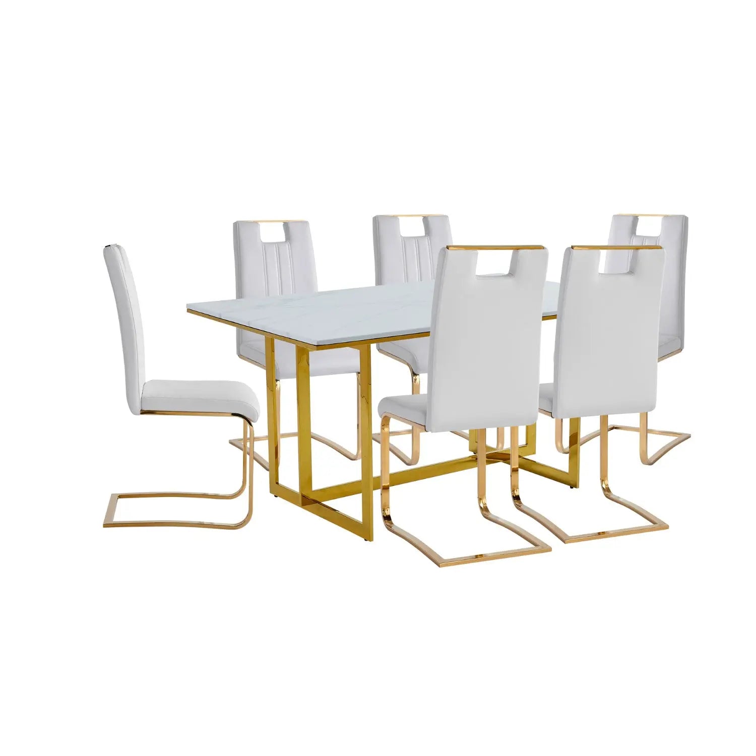 Althea 7 pc Dining Set 7451 - Mazin