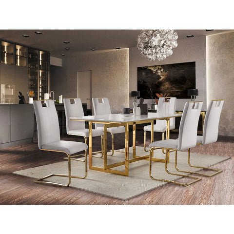 Althea 7 pc Dining Set 7451 - Mazin