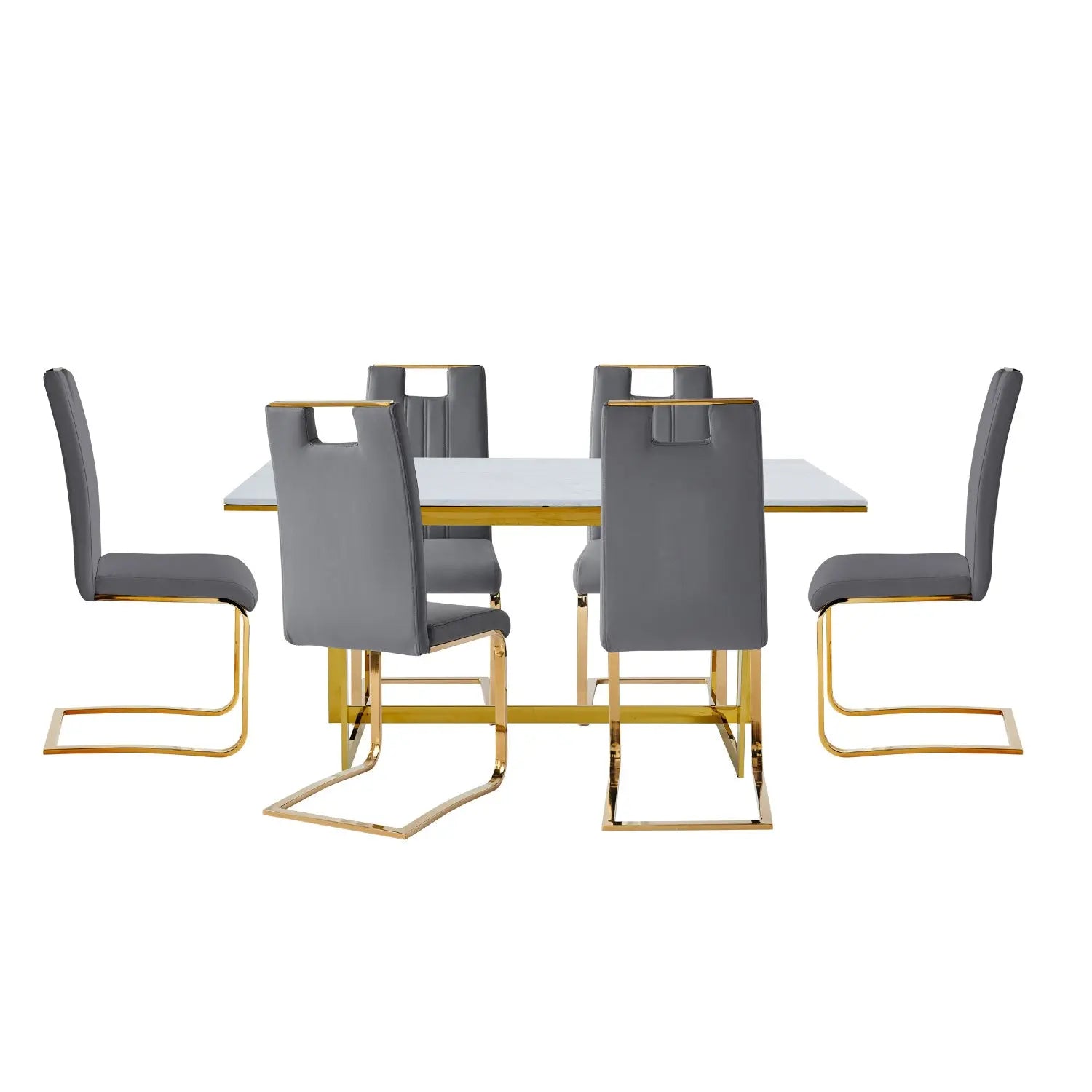 Althea 7 pc Dining Set 7451 - Mazin