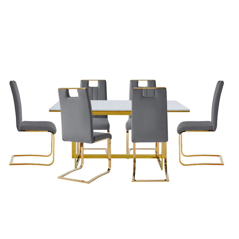 Althea 7 pc Dining Set 7451 - Mazin