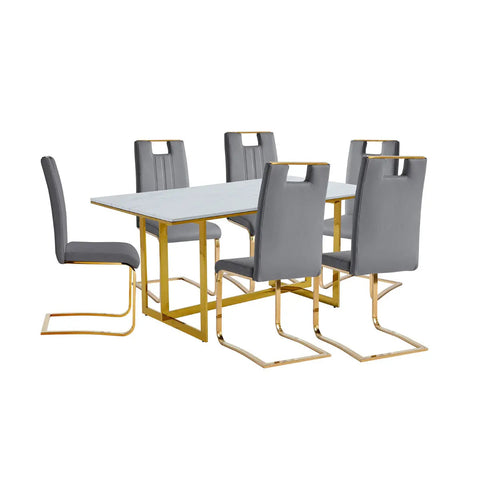 Althea 7 pc Dining Set 7451 - Mazin