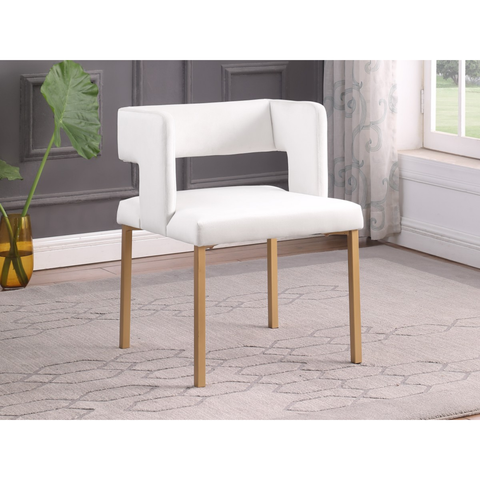 7621- Dining Chair,Set OF 2 in Beige
