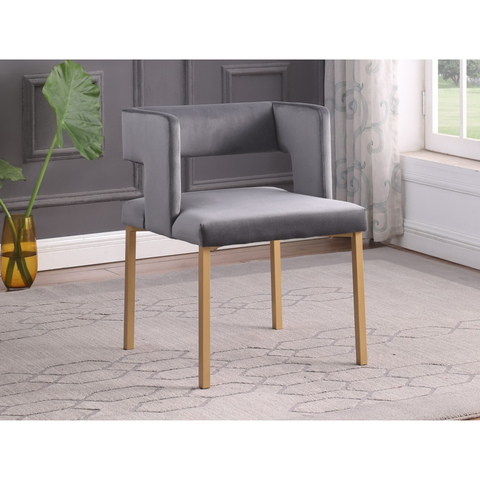7622- Dining Chair,Set OF 2 in Grey