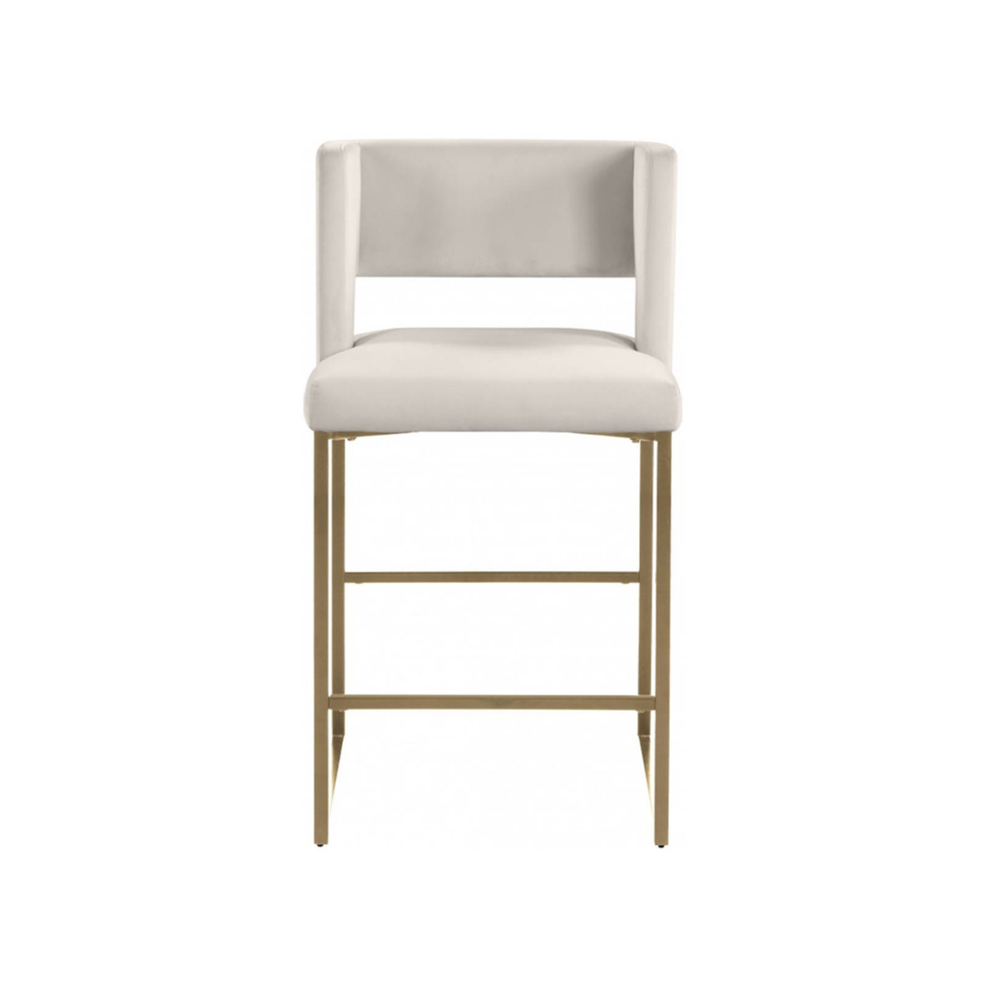 7630-Counter Stool, Set of 2 in Beige