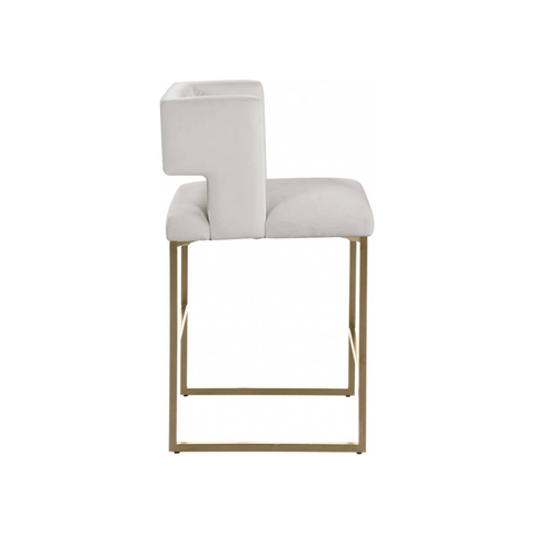 7630-Counter Stool, Set of 2 in Beige