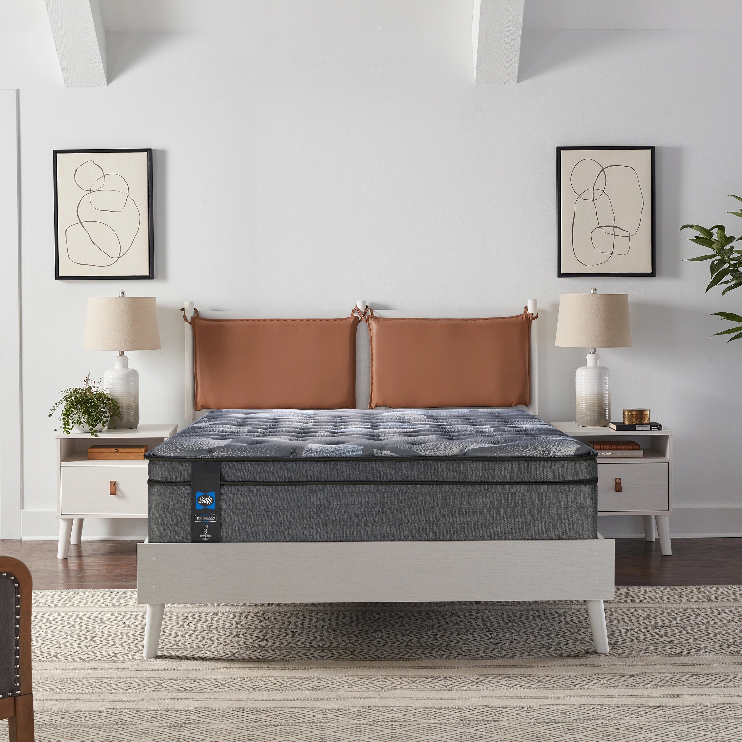 Posturepedic Joshua 14" Wrapped Coil Soft Euro Top Mattress