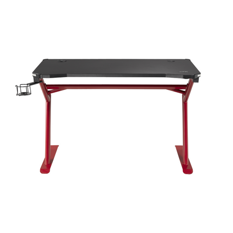 8028-Gaming Desk in Black / Red
