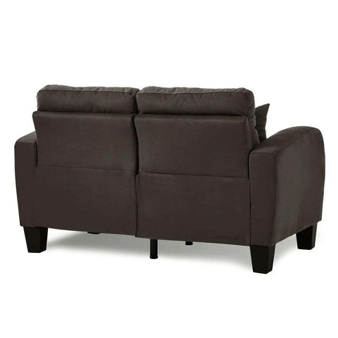 Sinclair Fabric Sofa Set in Brown.