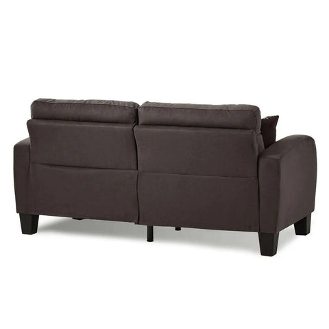 Sinclair Fabric Sofa Set in Brown.