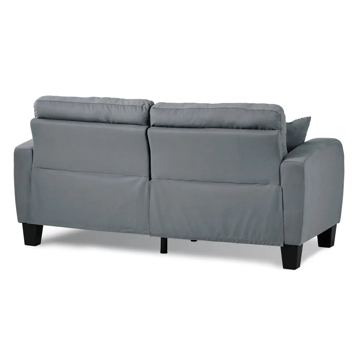 Sinclair 2 pc Fabric Sofa Set in Grey - Mazin