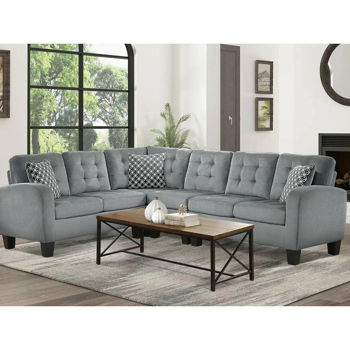 Sinclair Reversible Sectional 8202CHSC.