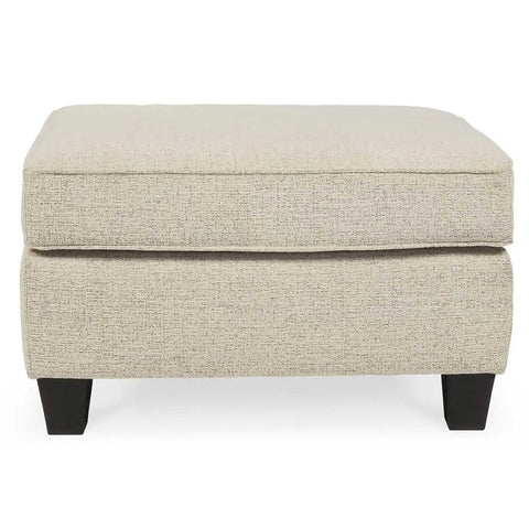 Ashley Abinger Accent Ottoman in Natural | Mai Furniture