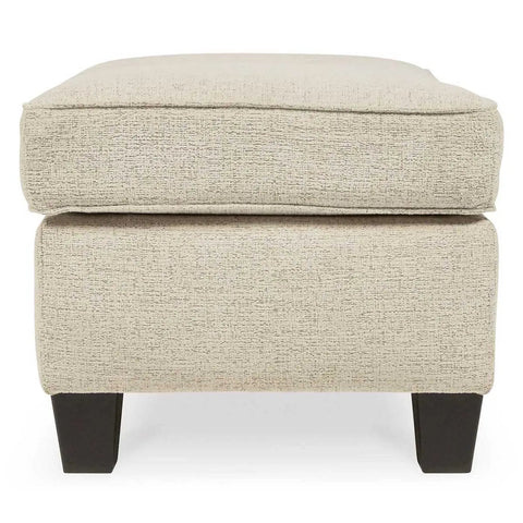 Ashley Abinger Accent Ottoman in Natural | Mai Furniture